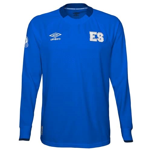 Heimtrikot Thailand Salvador ML 2021 Blau Günstige Fußballtrikots